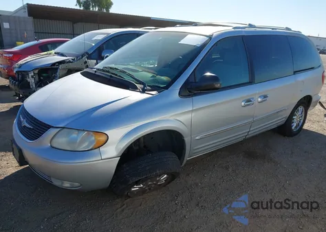 2002 Chrysler Town & Country Limited z USA, uszkodzony, nr VIN 2C8GP64L62R797704
